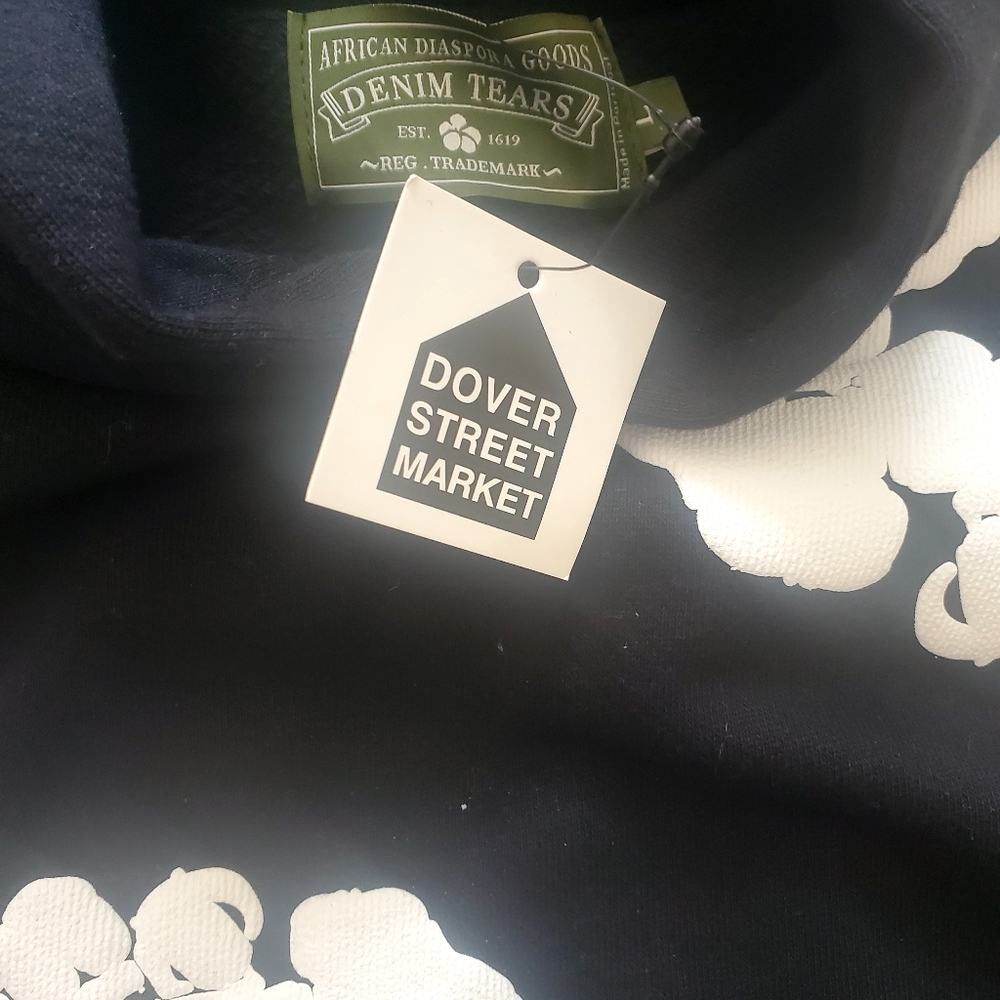 Denim Tears The Cotton Wreath Sweatshirt Black